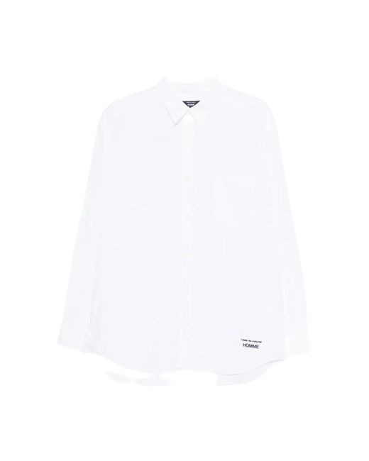 Comme des Garçons White Formal Shirts for men