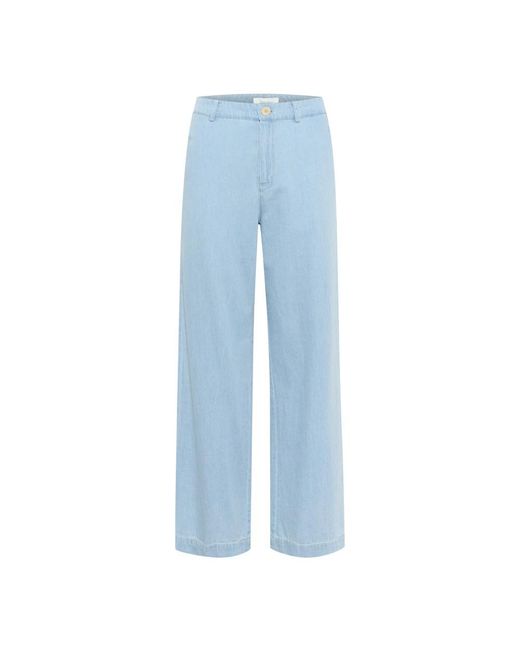 Straight Jeans Part Two de color Blue