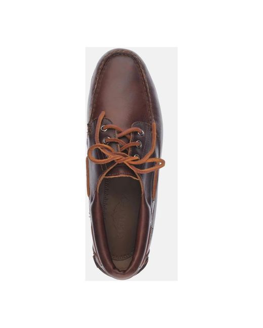 Sebago Brown Sailor Shoes for men
