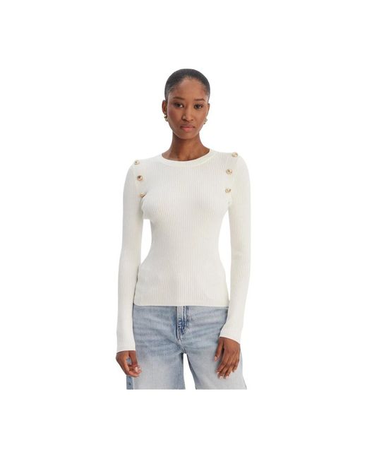 Guess Pull Ml Boutons in het White