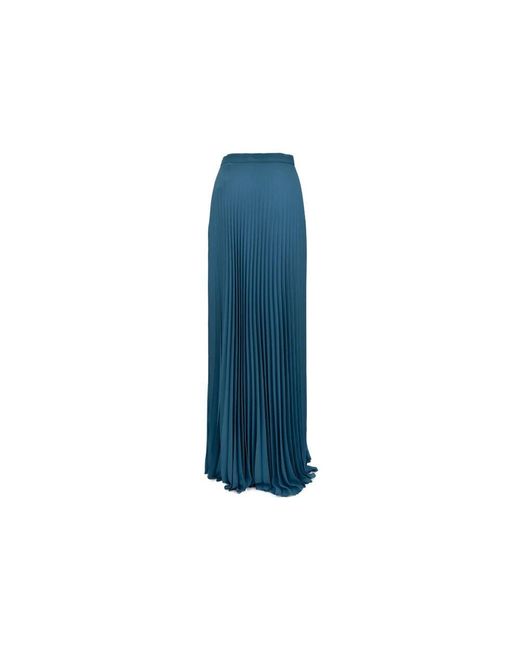 Maxi Skirts Elisabetta Franchi de color Blue