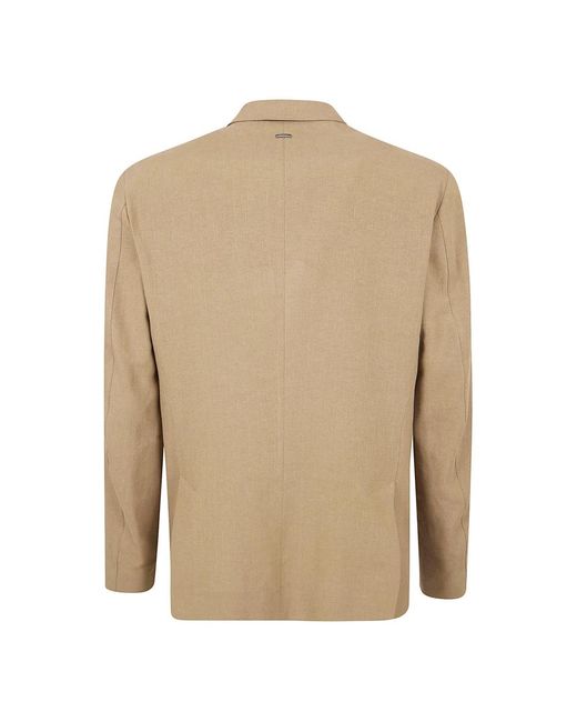 Formal Blazers Herno de hombre de color Natural