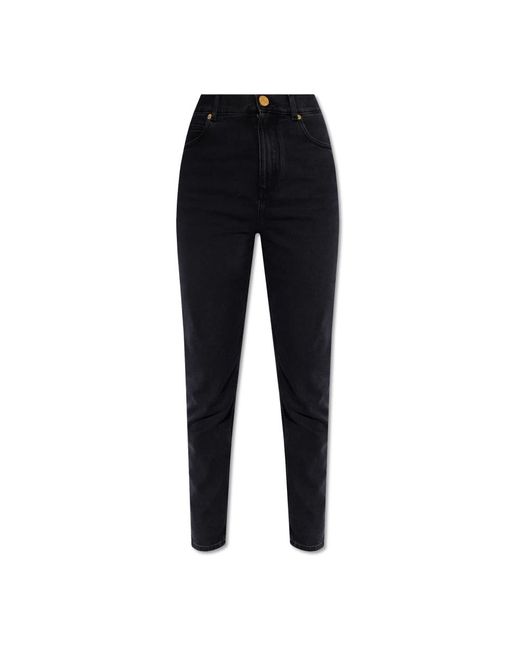 Slim-Fit Jeans Balmain de color Black