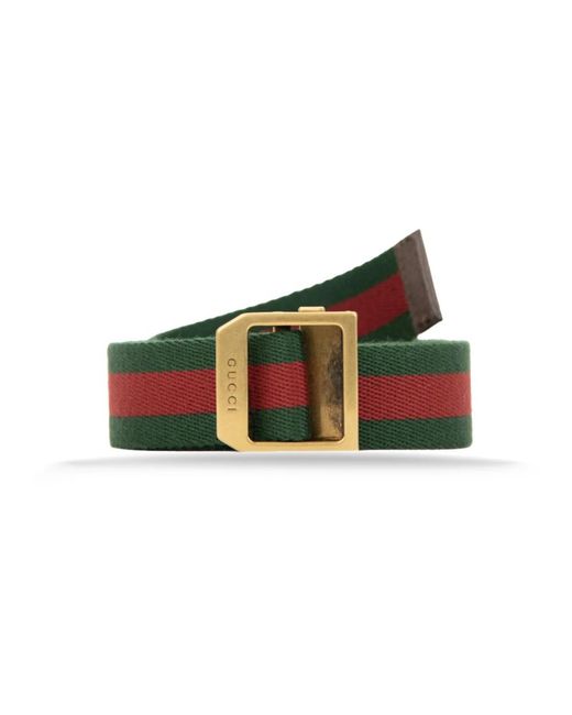 Belts Gucci de hombre de color Green