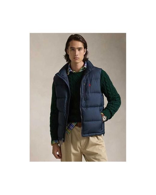 Ralph Lauren Blue Vests for men