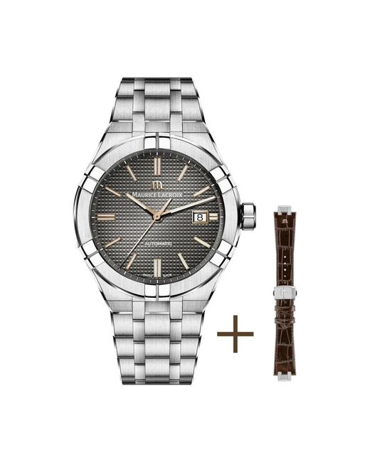 Maurice Lacroix Aikon Automatic Date 42Mm in het Metallic voor heren