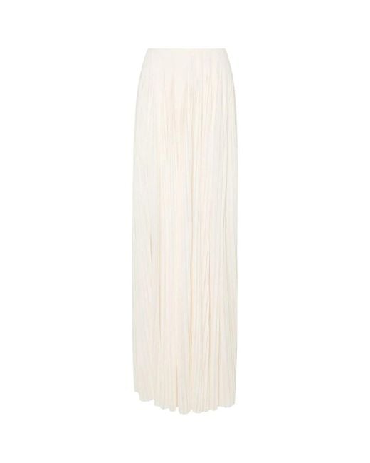 Saint Laurent White Maxi Skirts