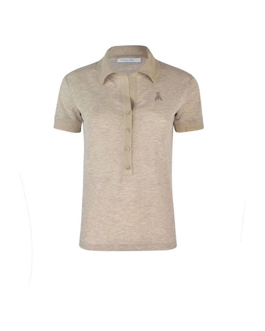 Patrizia Pepe Natural Polo Shirts