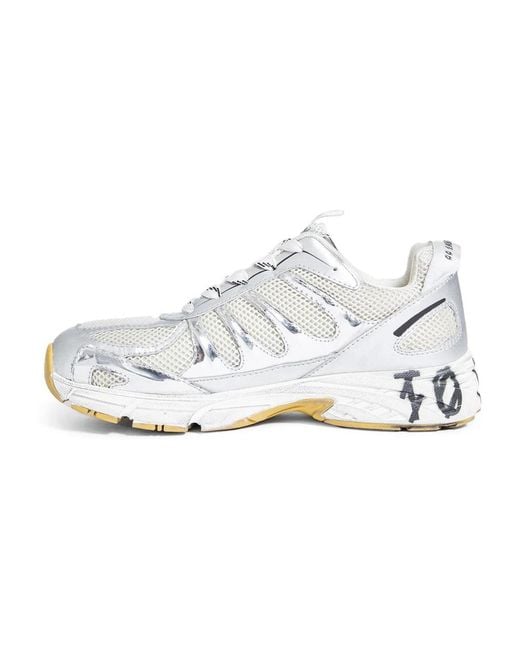 44 Label Group Multikleur Synthetisch Leren Mesh Sneakers in het White voor heren