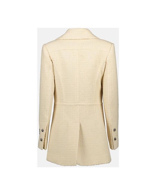 Patou Jassen ,Tweed Tweed Jas, Herfst-Winter 2025 Collectie in het Natural