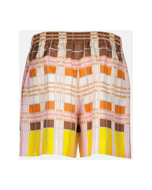 Shorts > short shorts Burberry en coloris Orange