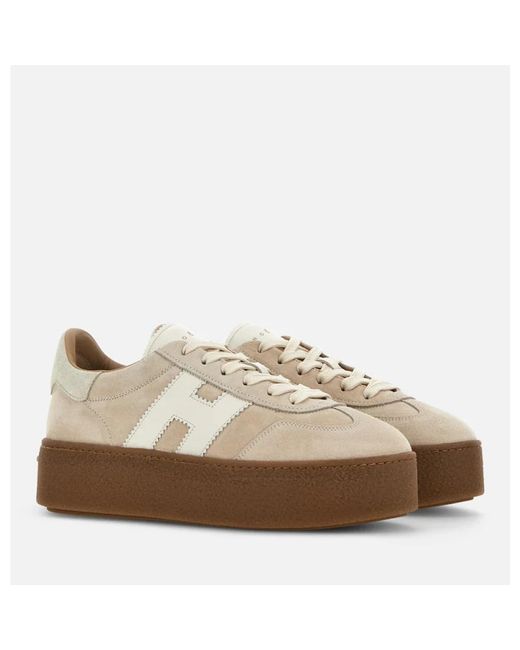 Hogan Brown Sneakers