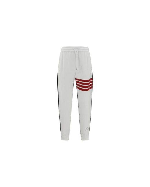 Thom Browne Sweatpants in het White voor heren
