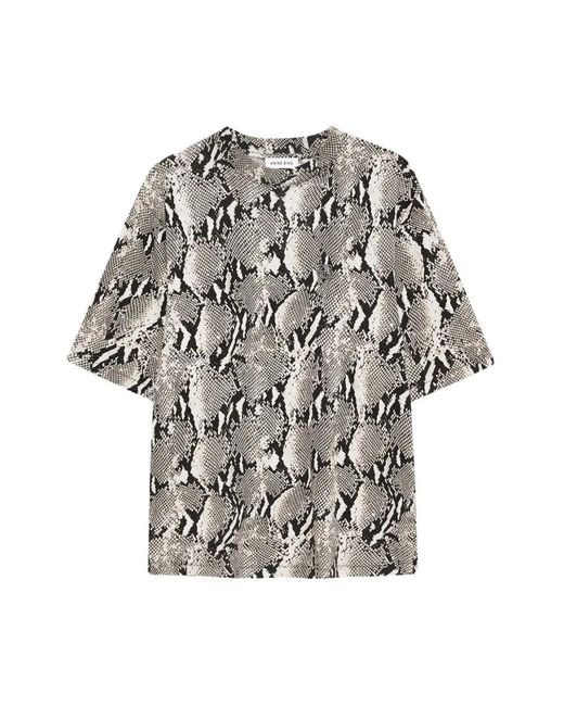 Anine Bing Gray T-Shirts
