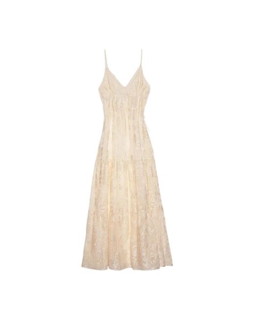 Ermanno Scervino Natural Maxi Dresses