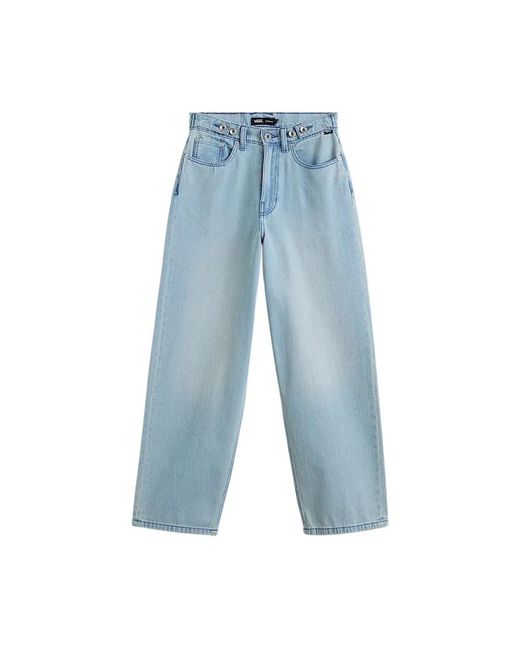 Vans Wide Jeans in het Blue