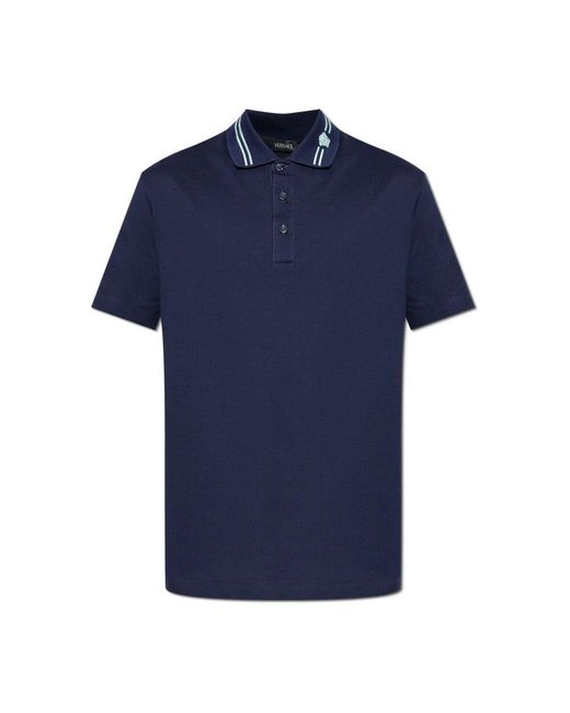 Versace Blue Polo Shirts for men