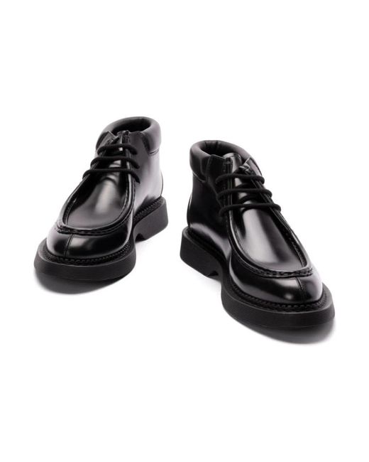 Saint Laurent Lace-Up Boots in het Black voor heren