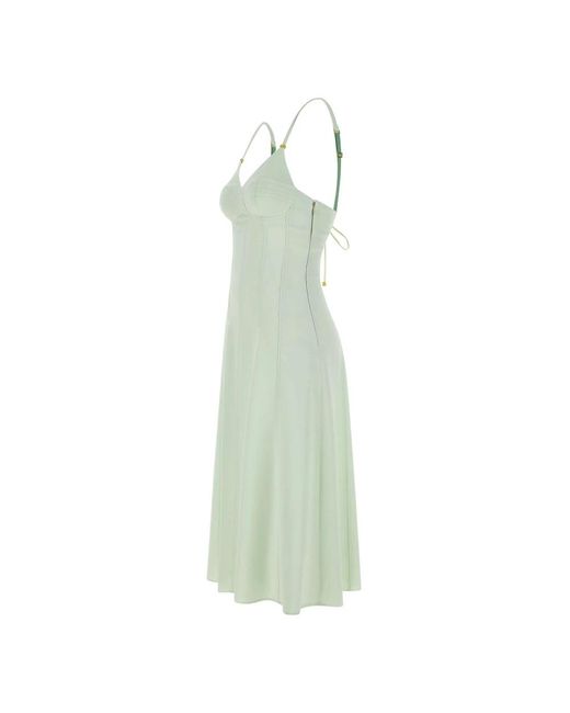 Elisabetta Franchi Green Midi Dresses