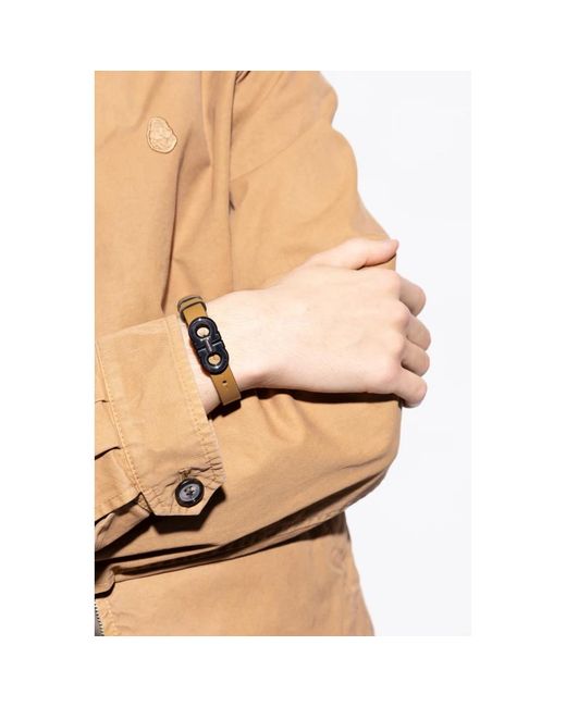 Bracelets Ferragamo de hombre de color Brown