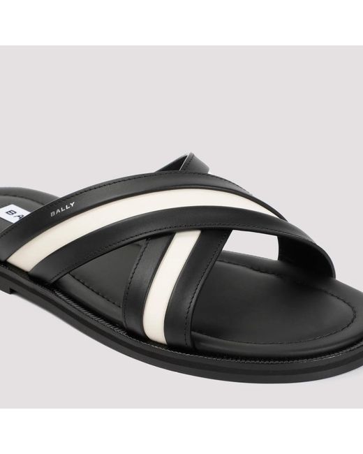 Bally Gherry sandale schwarz knochen i901 in Black für Herren