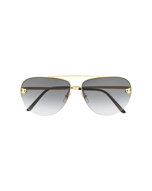 Cartier Metallic Sunglasses