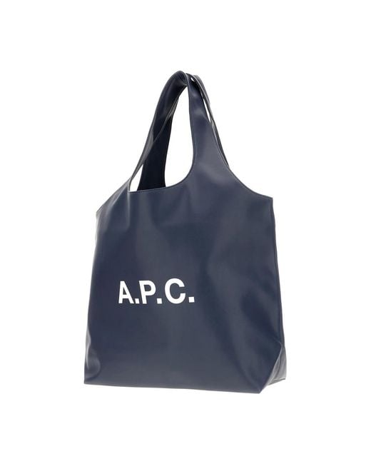 A.P.C. Blue Shopping Bags