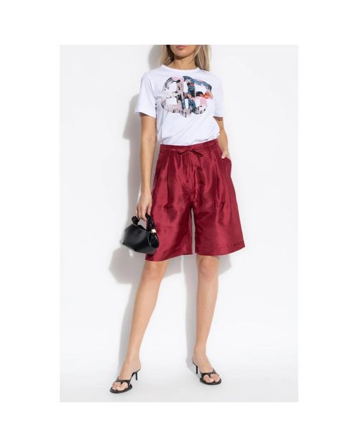 Short Shorts Munthe de color Red