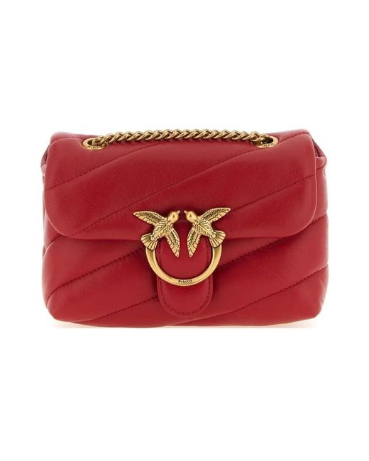 Pinko Red Shoulder Bags