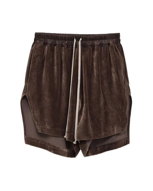Short Shorts di Rick Owens in Brown