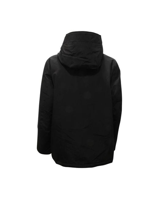 Woolrich Black Winter Jackets for men