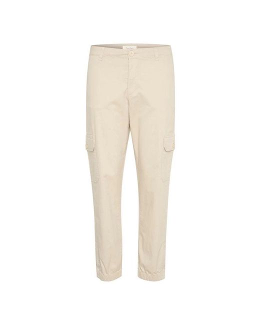 Part Two Slim-Fit Trousers in het Natural