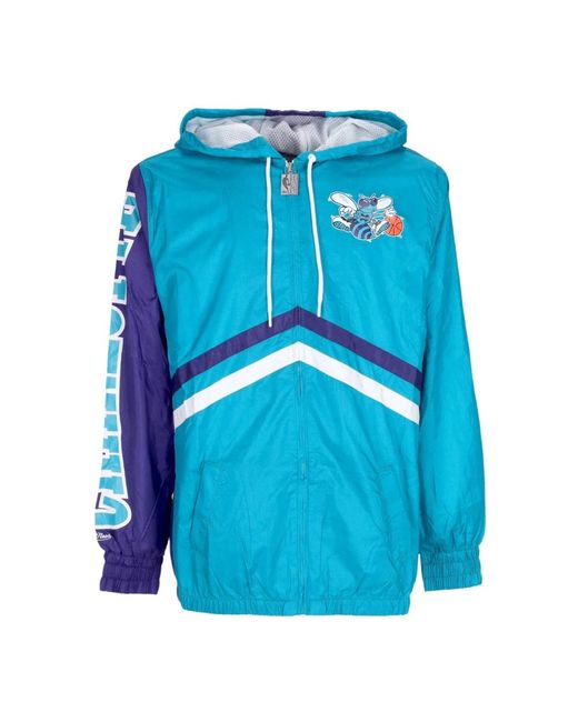 Mitchell & Ness Nba Hardwood Classics Windbreaker Blaue Jacke in Blue für Herren