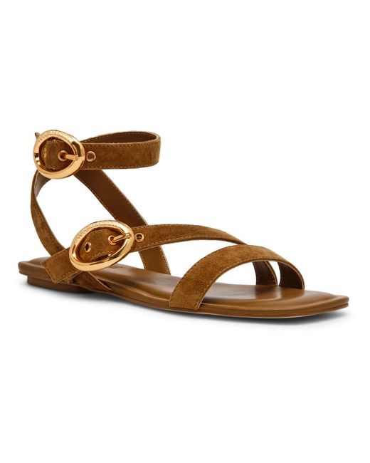 Steve Madden Brown Karmin Buckle Sandal