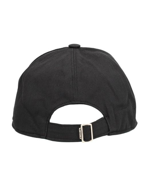 MSGM Baseballkappe Mit Logostickerei in Black für Herren