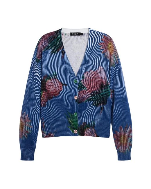 Cardigans Desigual de color Blue