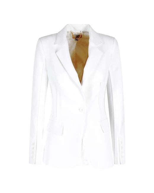 Elisabetta Franchi White Blazers