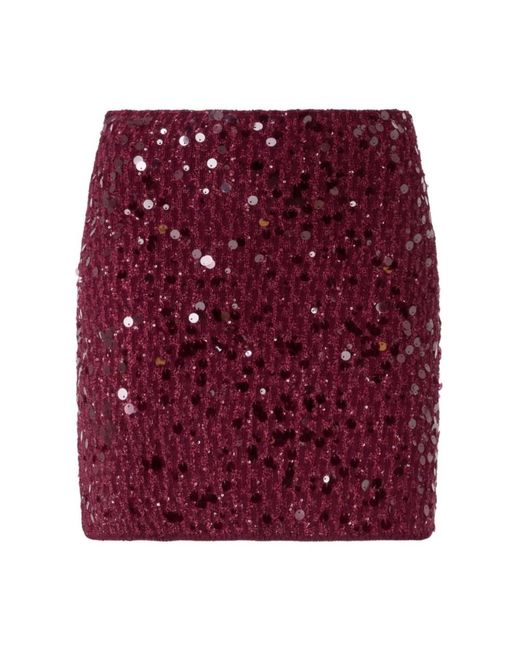 Short Skirts Pinko de color Purple