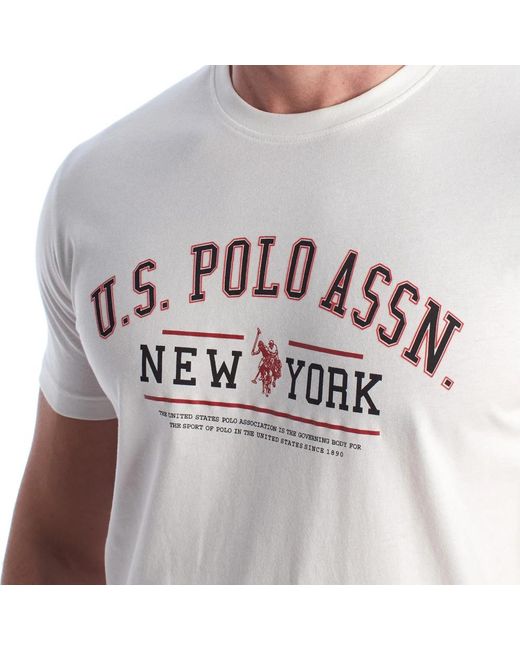 U.S. POLO ASSN. White T-Shirts for men