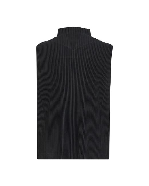 Issey Miyake Black Vests for men