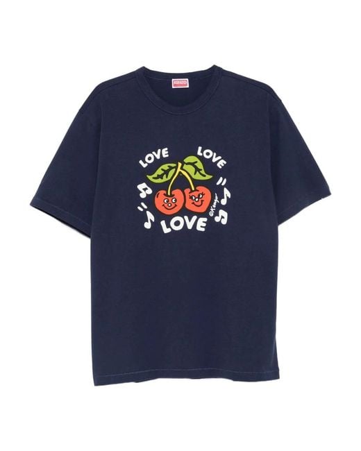 KENZO Blue T-Shirts for men