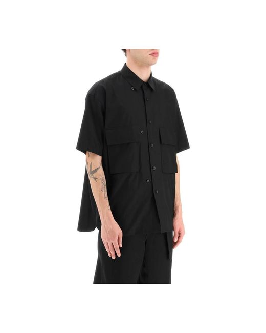 Sacai Casual baumwollhemd in Black für Herren
