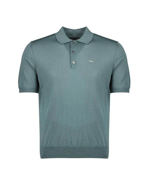 Prada Wollen Polo in het Green voor heren