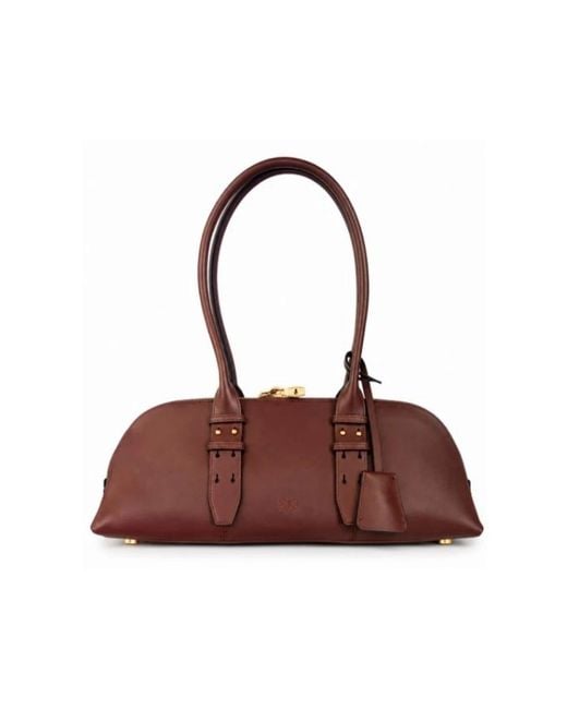 Pinko Brown Shoulder Bags
