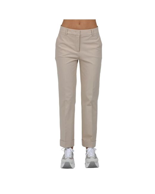 Trousers > straight trousers Via Masini 80 en coloris Gray