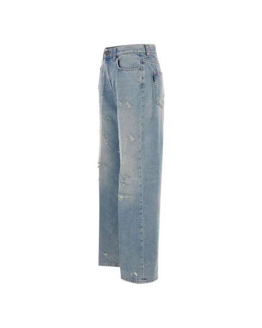 Haikure Blue Straight Jeans