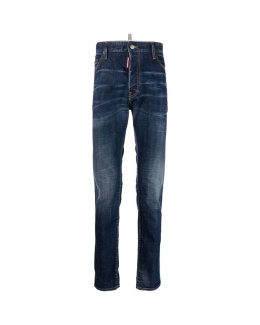 DSquared² Blaue jeans mit 3,5 cm absatz in Blue für Herren