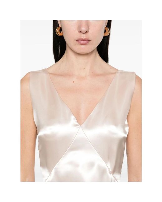 Philosophy Di Lorenzo Serafini White Maxi Dresses