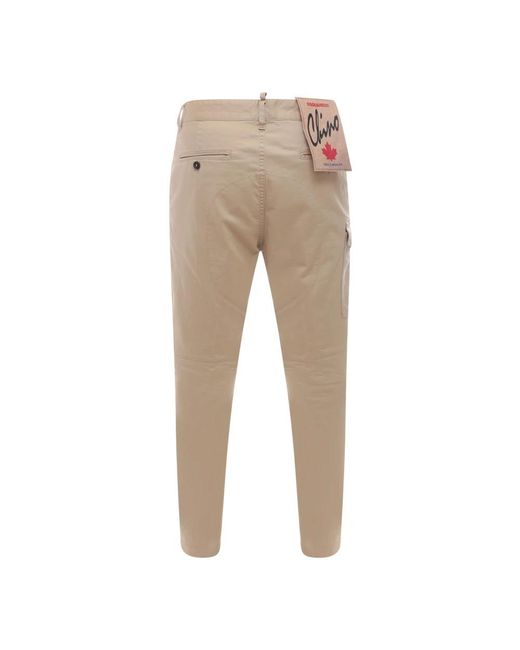 DSquared² Natural Sexy Cargo Trousers for men