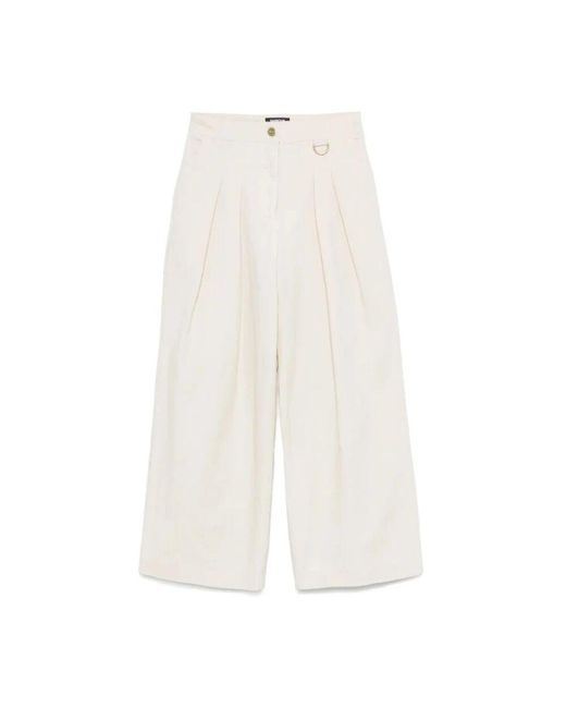 Barbour White Legere Baumwollhose
